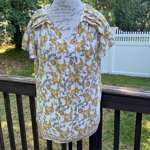 NWT Max Studio Floral Blouse